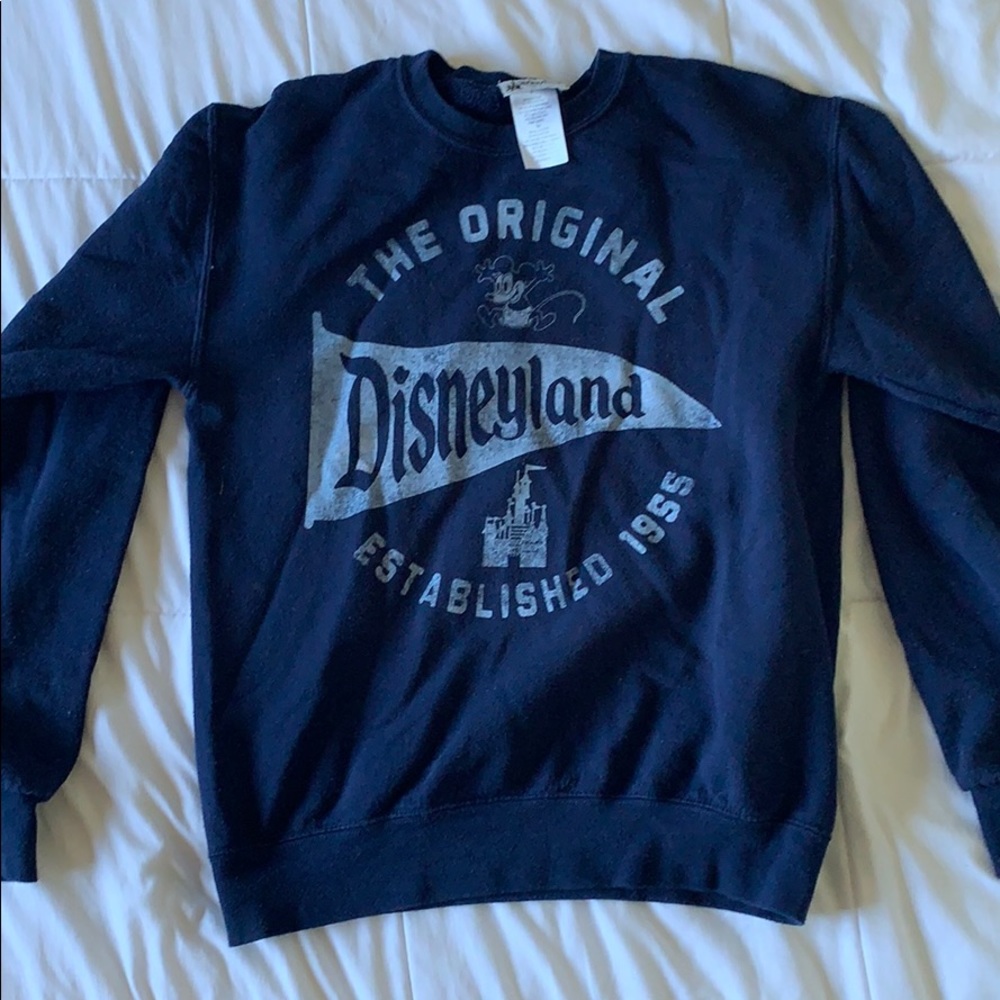 Navy blue Disneyland crew neck